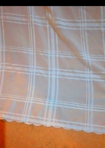 Kareli Modern Klasik tül örtü - Görsel 3