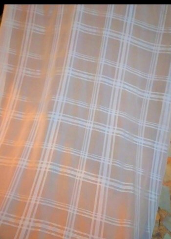 Kareli Modern Klasik tül örtü - Görsel 2