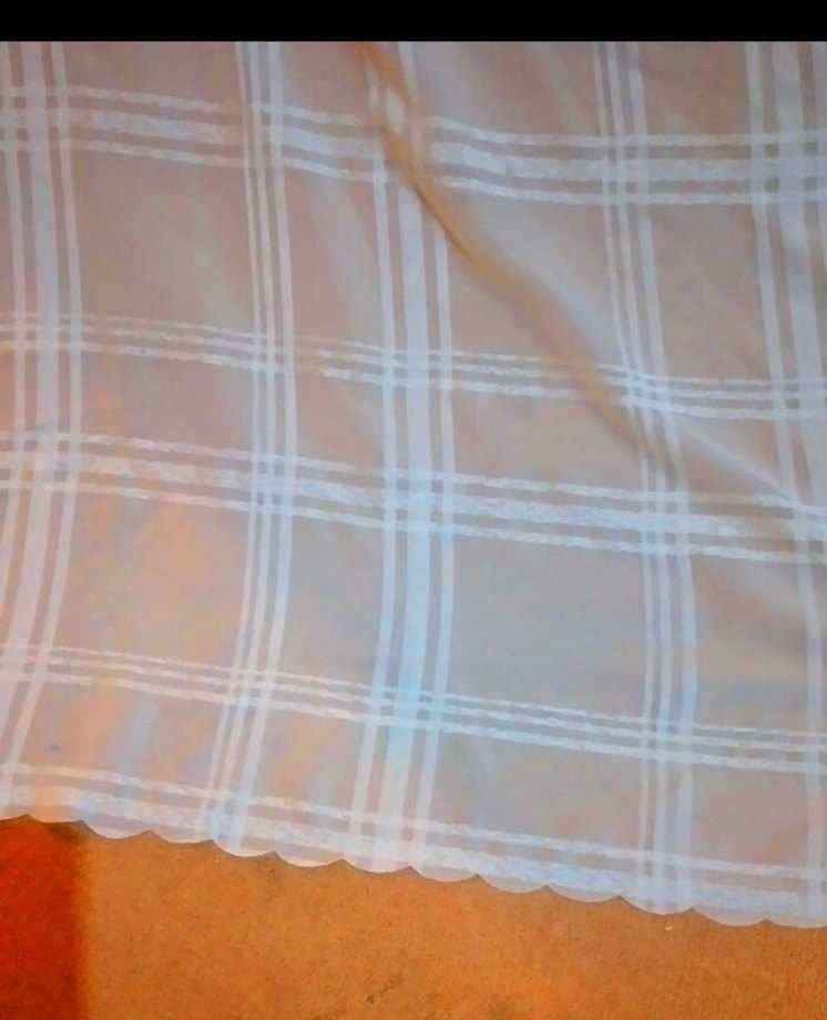 Kareli Modern Klasik tül örtü - Görsel 3