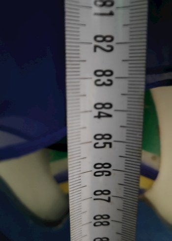 Kadın Mavi Drapeli tül yelek - Görsel 7