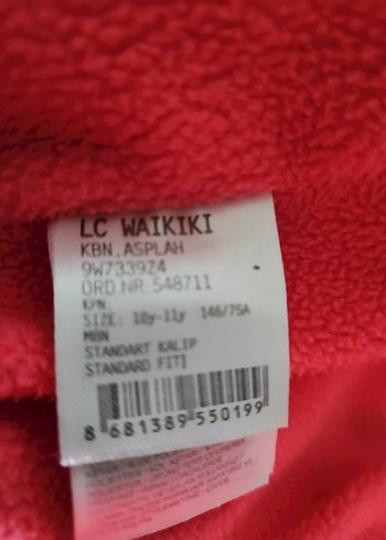 Desenli Pembe Kız çocuk Mont - Görsel 3