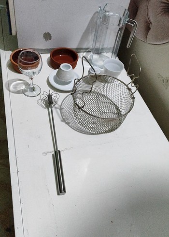 Gri ve Beyaz Mutfak Aksesuar Seti - Görsel 17