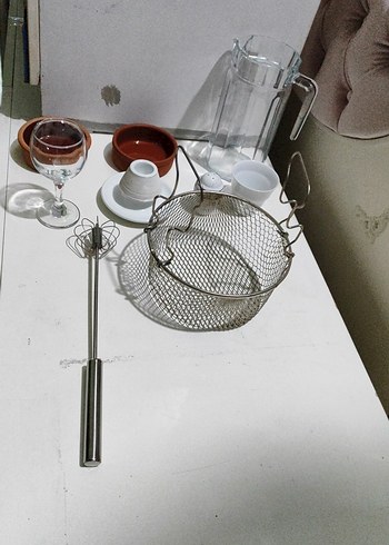 Gri ve Beyaz Mutfak Aksesuar Seti - Görsel 18