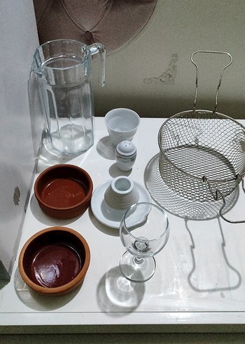 Gri ve Beyaz Mutfak Aksesuar Seti - Görsel 5