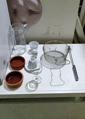 Gri ve Beyaz Mutfak Aksesuar Seti - Görsel 3