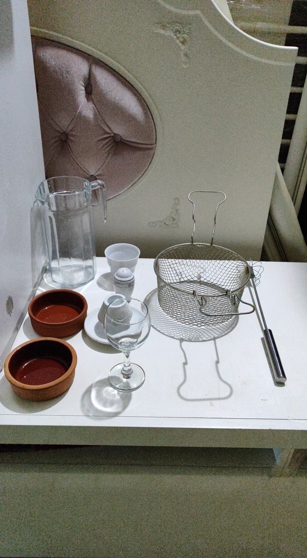 Gri ve Beyaz Mutfak Aksesuar Seti - Görsel 4