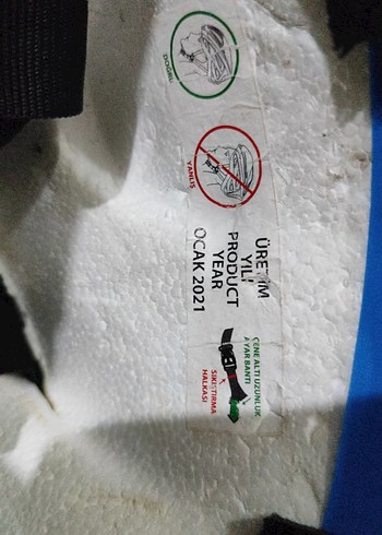 Plastik Motosiklet kaskı Dizlikleri Velcro Kapamalı - Görsel 13