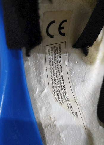 Plastik Motosiklet kaskı Dizlikleri Velcro Kapamalı - Görsel 14