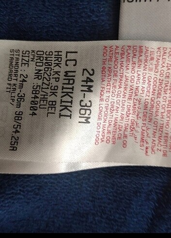 24-36 Ay Beden Erkek çocuk Lcwaikiki Sweatshirt