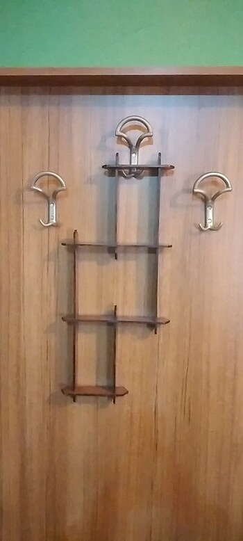 Ahşap mini duvar rafı 