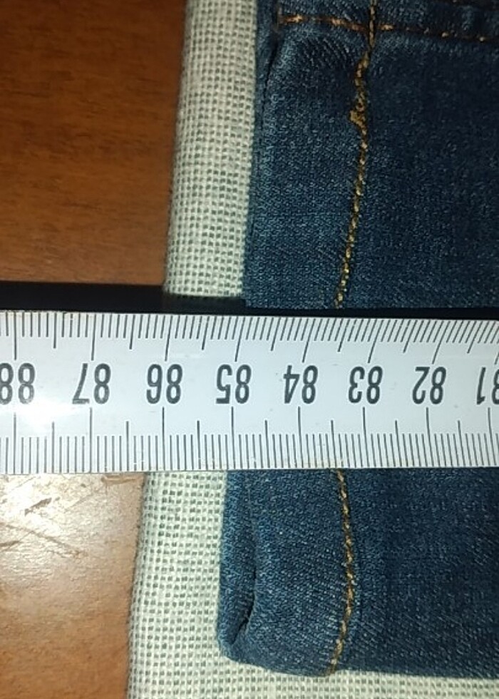 Messimo Dutti kadın kot pantolon  - Görsel 5