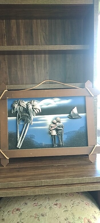 Beden çeşitli Renk Kabartma ahşap tablo