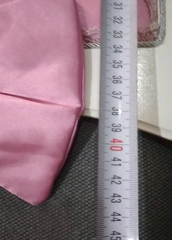 Vintage Pembe İpek Çocuk Fiyonk çerçeve - Görsel 6