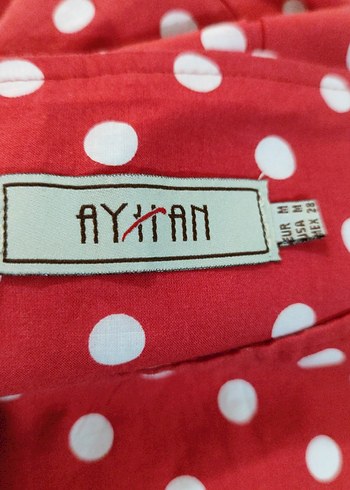 Puantiyeli Pileli Pembe  etek - Görsel 8