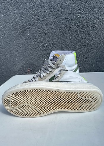 Nike Beyaz Kadın Spor Ayakkabı Velcro Bağcıklı - Görsel 7