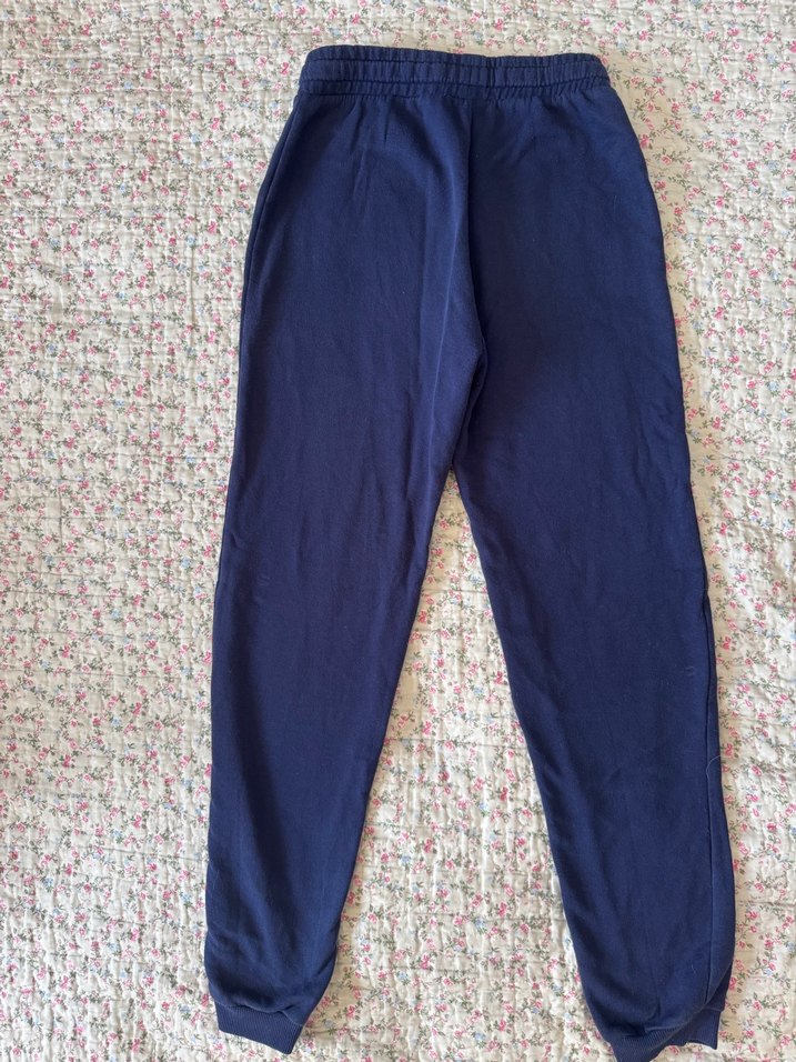 Benetton Kadın Lacivert Rahat Kesim Eşofman Altı. XS bedeni - Görsel 3