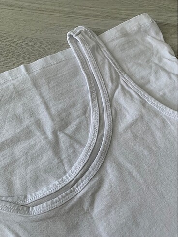 l Beden beyaz Renk Mavi beyaz basic stretch atlet