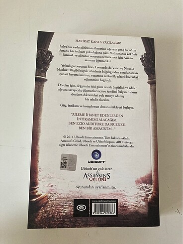 Beden Assassın's Creed Rönesans/Suikastçının İnancı/ Oliver Bowden/Eps