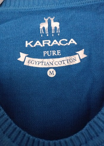 Karaca Karaca Mavi Uzun Kollu Kadın Triko Kazak