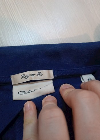 gant Erkek Lacivert Uzun Kollu Polo Tişört - Görsel 4