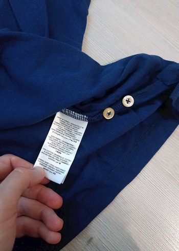 gant Erkek Lacivert Uzun Kollu Polo Tişört - Görsel 6