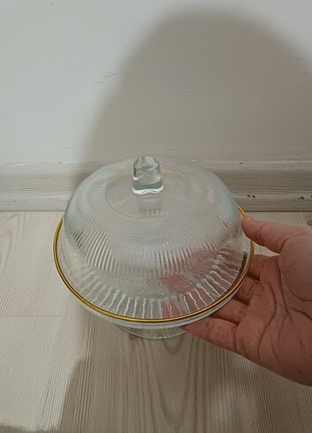 Beden Renk Cam sunumluk/ servis tabağı