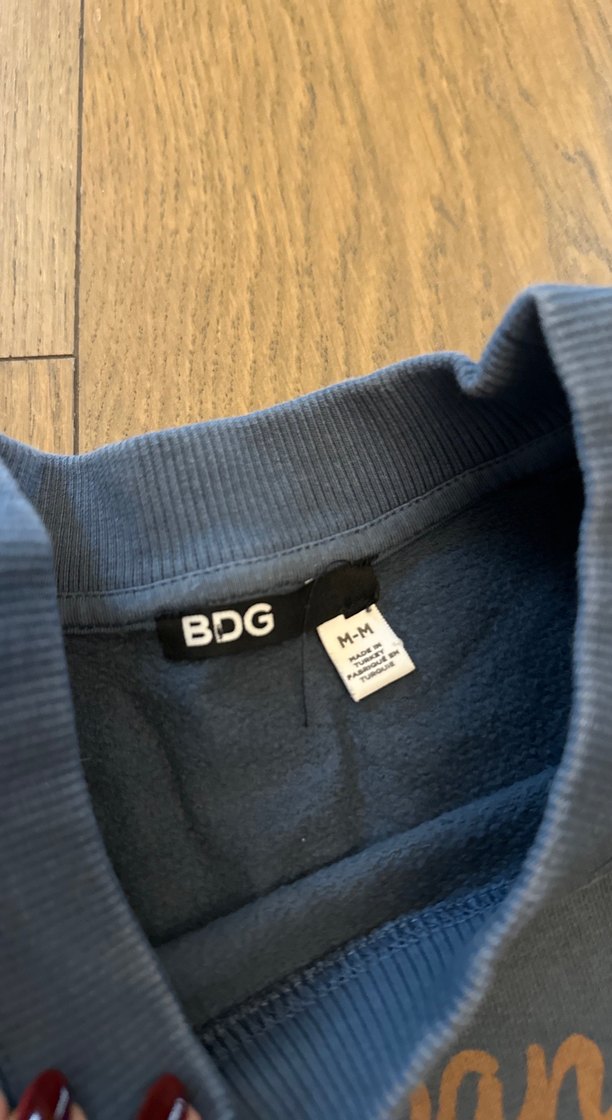 Desenli Mavi Kadın Sweat - Görsel 2