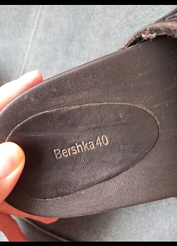 40 Beden siyah Renk Bershka Sandalet