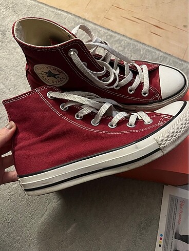 37,5 Beden converse chuck taylor bordo