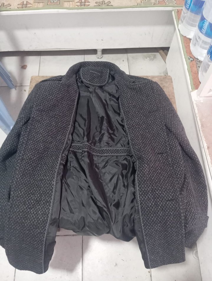 Düğmeli Erkek  kaban - Görsel 5