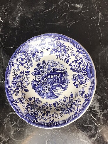 İngiliz porseleni yemek tabağı