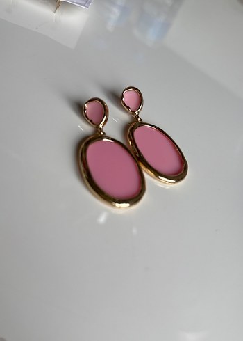 Pembe Küpe sıfır çelik hiç kullanılmadı - Görsel 2