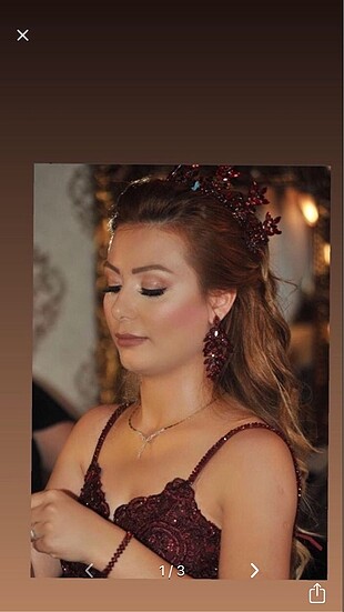Kına, nişan tacı