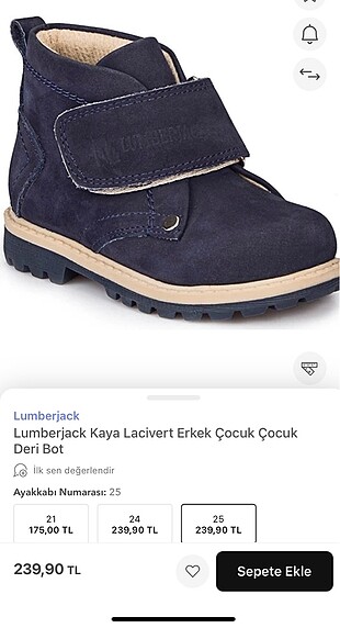 Çocuk bot lumberjack