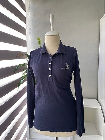 Polo yaka bluz