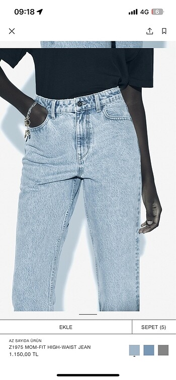 Zara mom fit jean