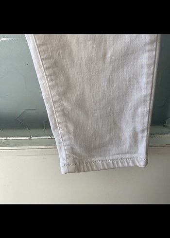 Bej Kadın Denim Midi Pantolon - Görsel 3