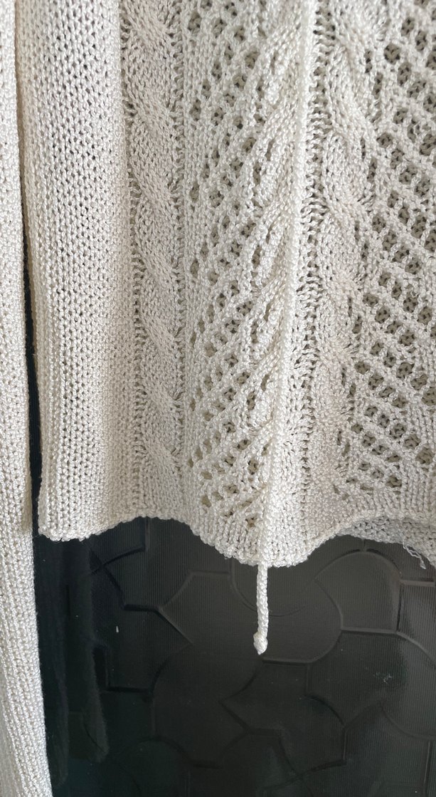 Bohem V Yaka Uzun Kollu Örgü Kazak - Görsel 3