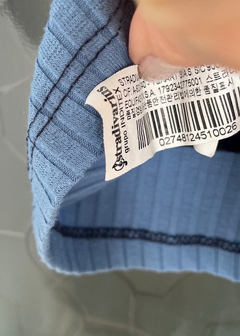 Çizgili, Uzun Kollu, V Yaka Kadın Kazak - Görsel 6