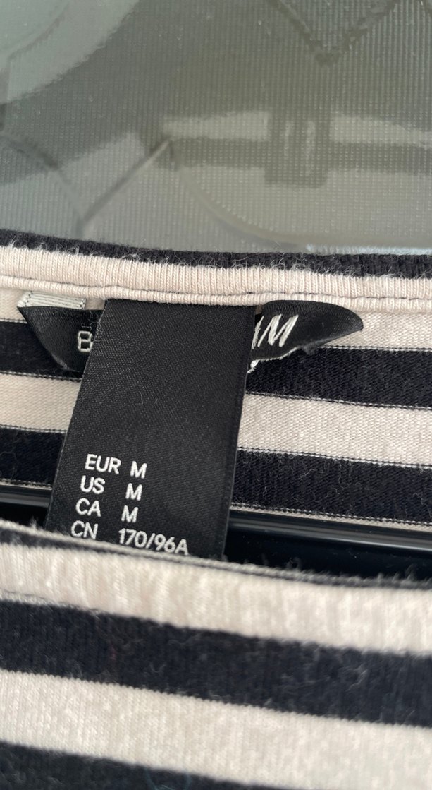 Gri Çizgili Midi Elbise - Görsel 5