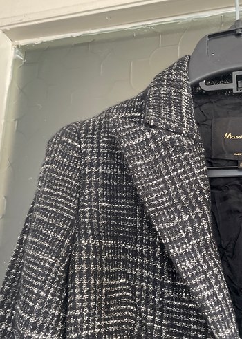 Düğmeli Gri Kadın Blazer Ceket - Görsel 2