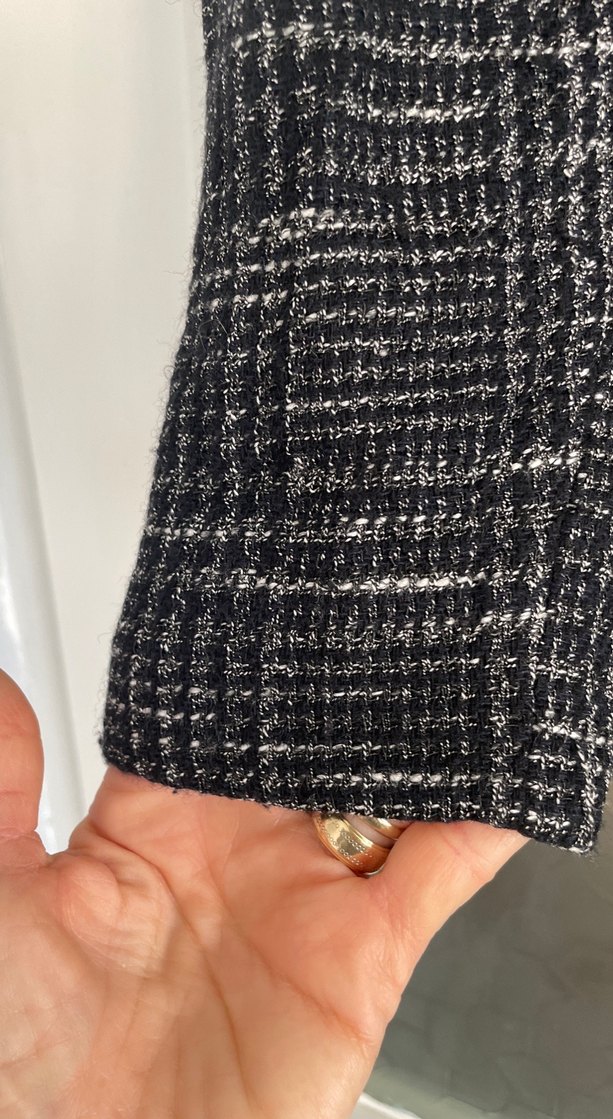 Düğmeli Gri Kadın Blazer Ceket - Görsel 4