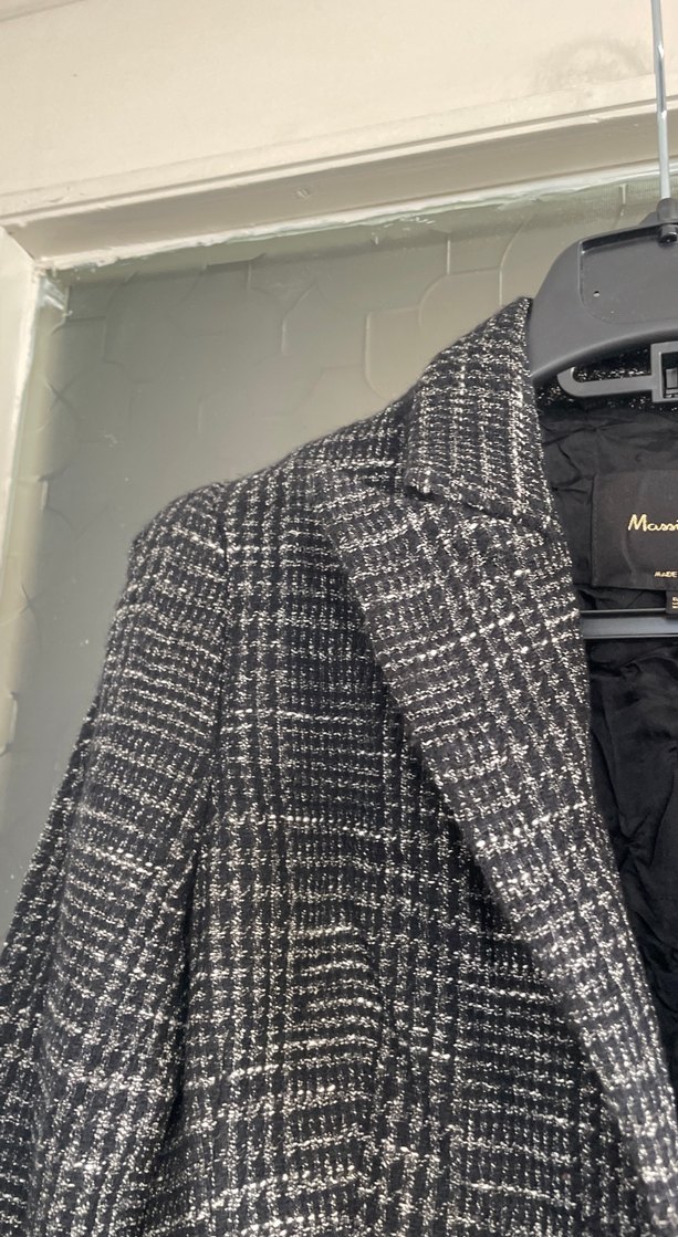 Düğmeli Gri Kadın Blazer Ceket - Görsel 2