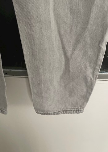 Gri Kemerli Rahat Kesim Kadın Pantolon - Görsel 8