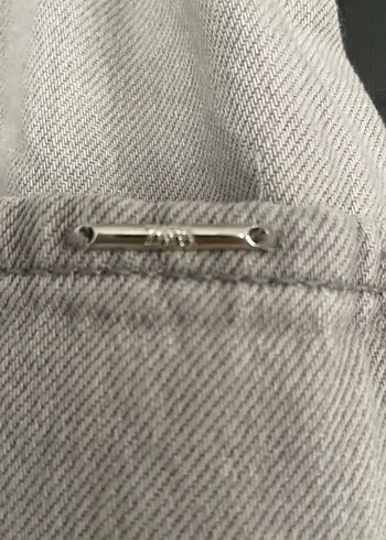 Gri Kemerli Rahat Kesim Kadın Pantolon - Görsel 7