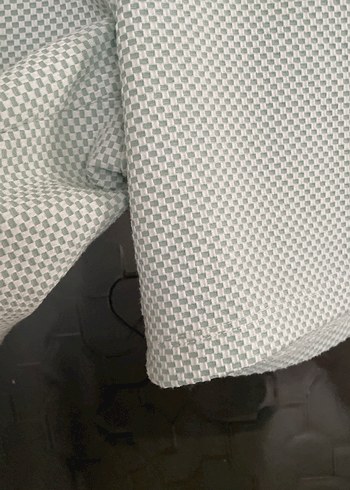 Gri Mini Bol Kesim Kemerli Şort - Görsel 5