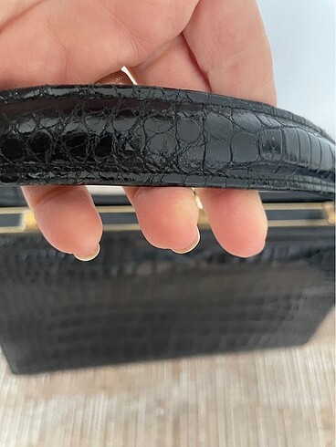 Yılan derisi çanta - Görsel 8