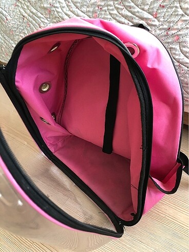 Pembe Kedi Köpek Çantası