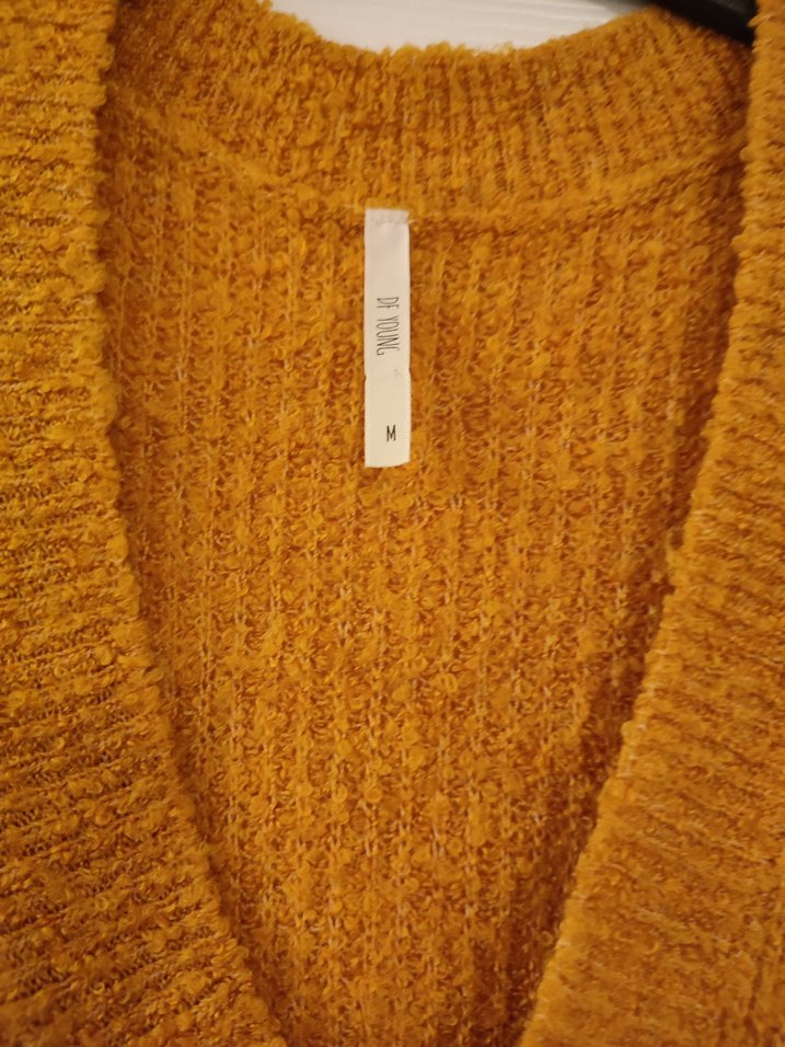 turuncu yumoş uzun oversize kazak - Görsel 2