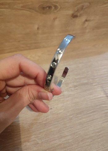 gümüş kelepçe bileklik - Görsel 2